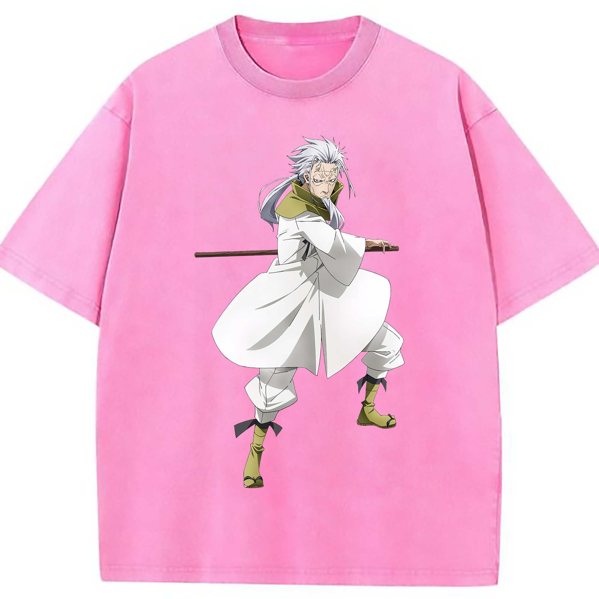 （画像用） 転スラ Regarding Reincarnated to Slime 綿100% ヴィンテージ風 半袖Tシャツ（フロントプリント）